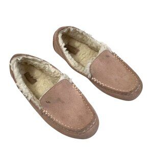 Koolaburra Womens Pink Suede Lezly indoor outdoor Moccasin Slippers Size 10